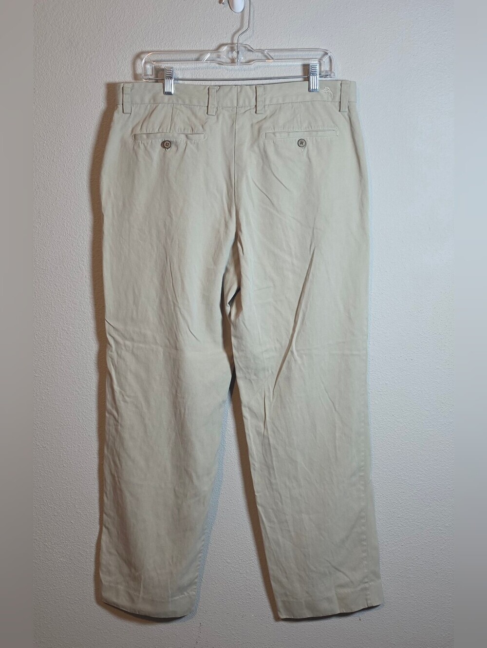 Tommy Bahama Men's Silk Blend Pants Relaxed Fit Khaki Size 35/32 Resortwear - Picture 2 of 7